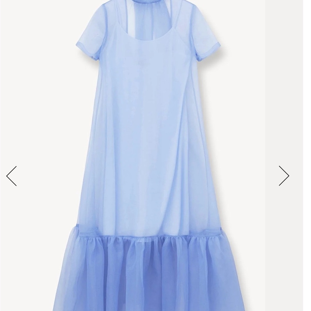 NWT STAUD Calluna Dress French Blue